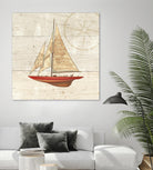Nautique II by James Wiens on GIANT ART - beige nautical