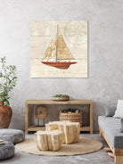 Nautique II by James Wiens on GIANT ART - beige costal canadien