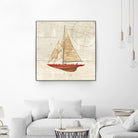 Nautique II by James Wiens on GIANT ART - beige nautical