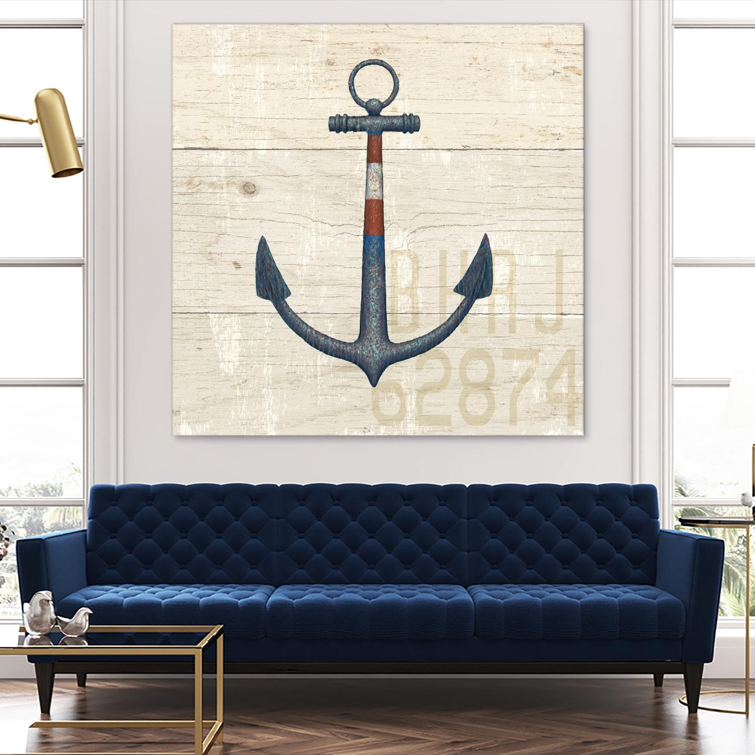 Nautique III by James Wiens on GIANT ART - beige nautical