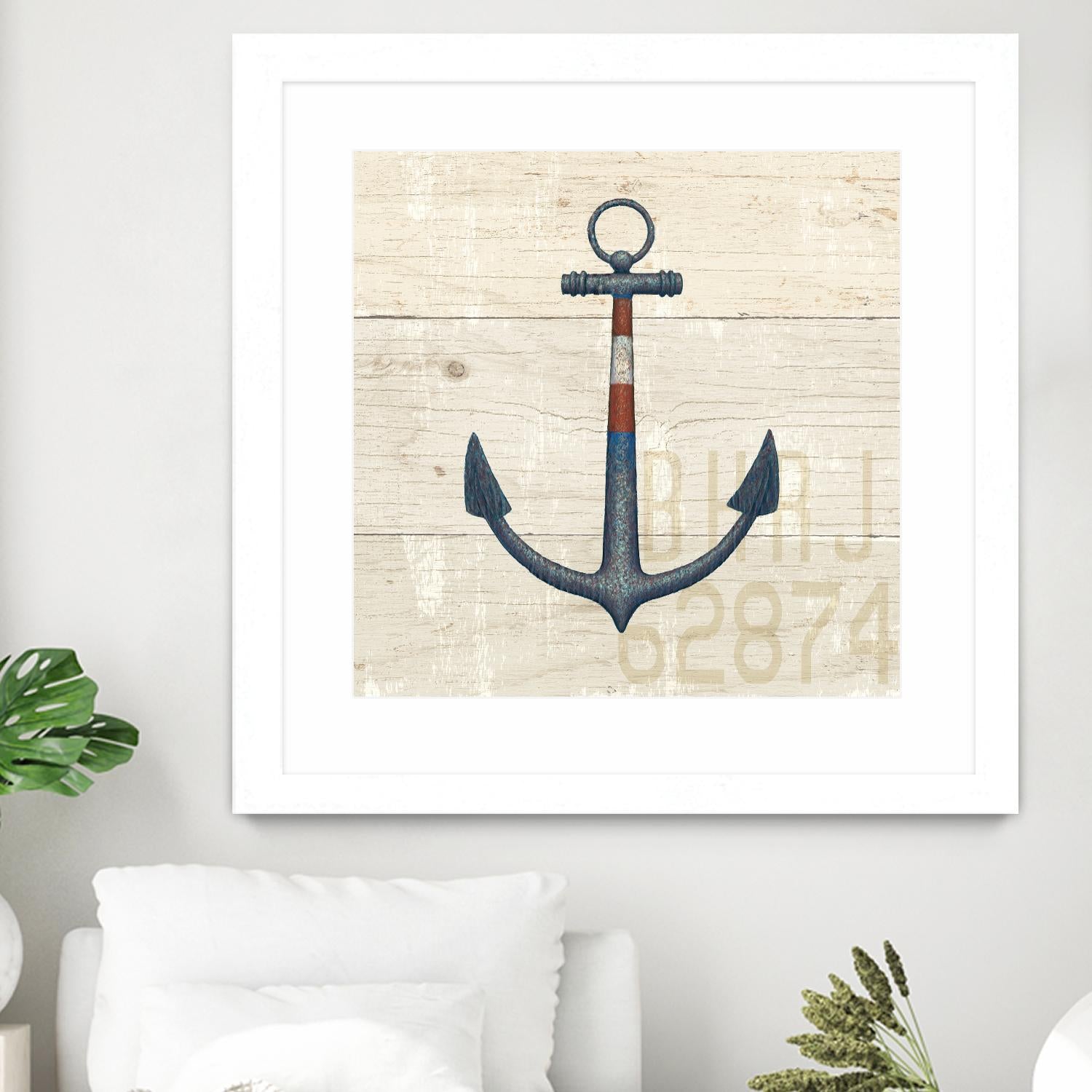 Nautique III by James Wiens on GIANT ART - beige nautical