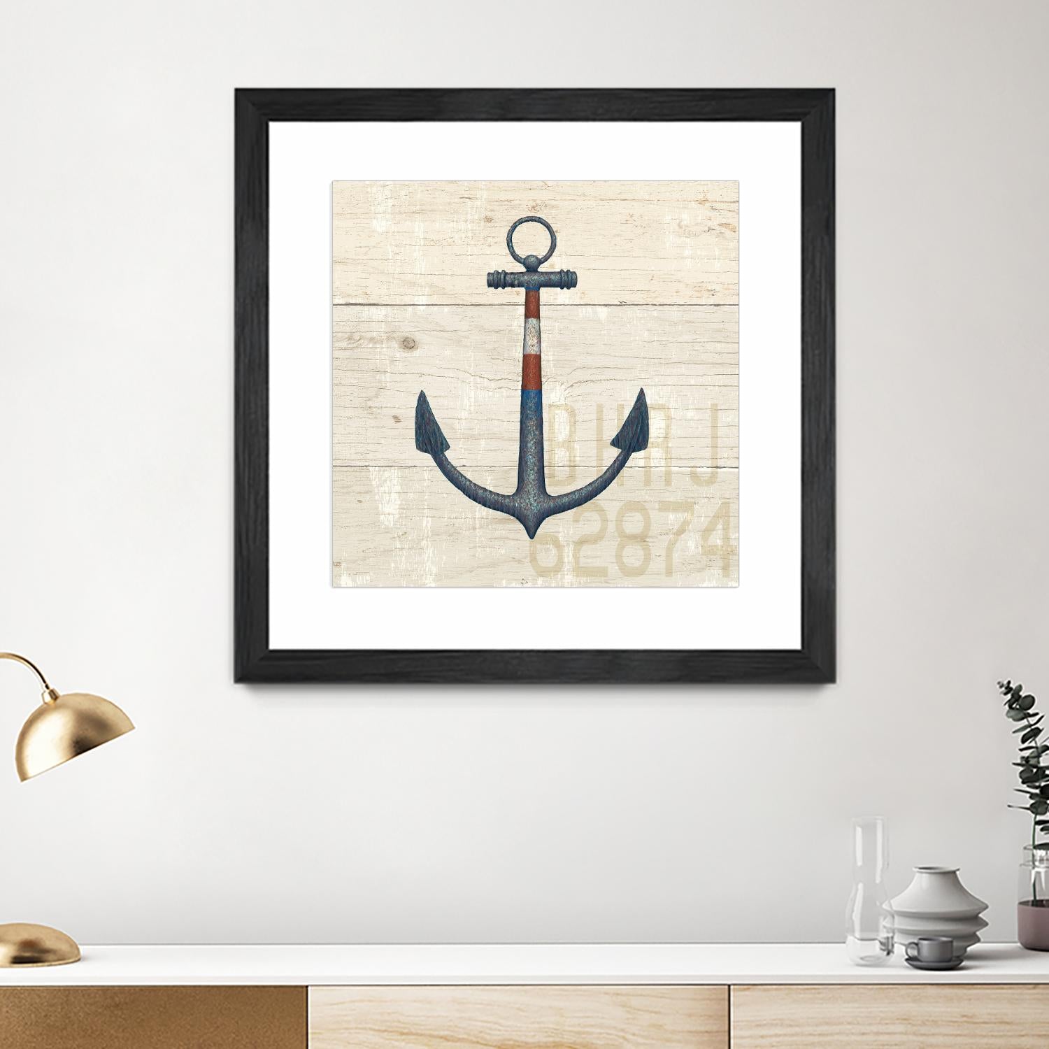 Nautique III by James Wiens on GIANT ART - beige nautical