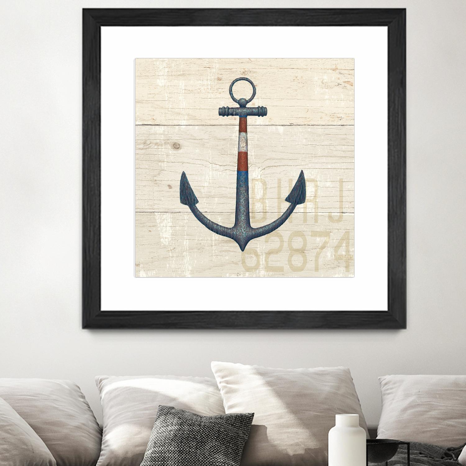 Nautique III by James Wiens on GIANT ART - beige nautical