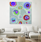 Frolic I Crop by Portfolio on GIANT ART - pink abstract