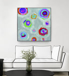 Frolic I Crop by Portfolio on GIANT ART - pink abstract