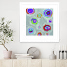 Frolic I Crop by Portfolio on GIANT ART - pink abstract