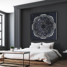 Night Sky Zodiac by Sara Zieve Miller on GIANT ART - grey maps