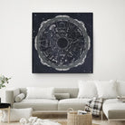 Night Sky Zodiac by Sara Zieve Miller on GIANT ART - grey maps