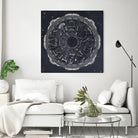 Night Sky Zodiac by Sara Zieve Miller on GIANT ART - grey maps