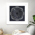 Night Sky Zodiac by Sara Zieve Miller on GIANT ART - grey maps