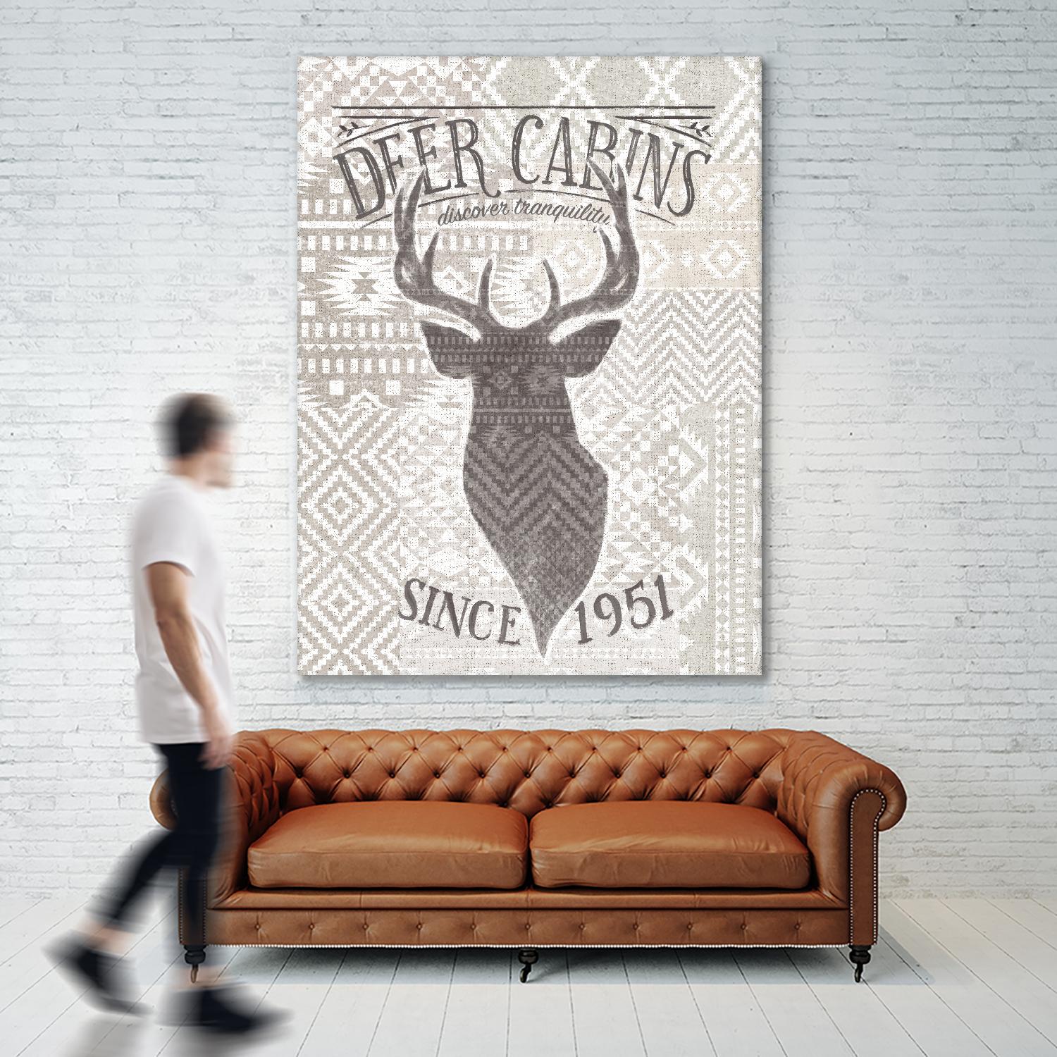 Soft Lodge VI by Janelle Penner on GIANT ART - beige country look