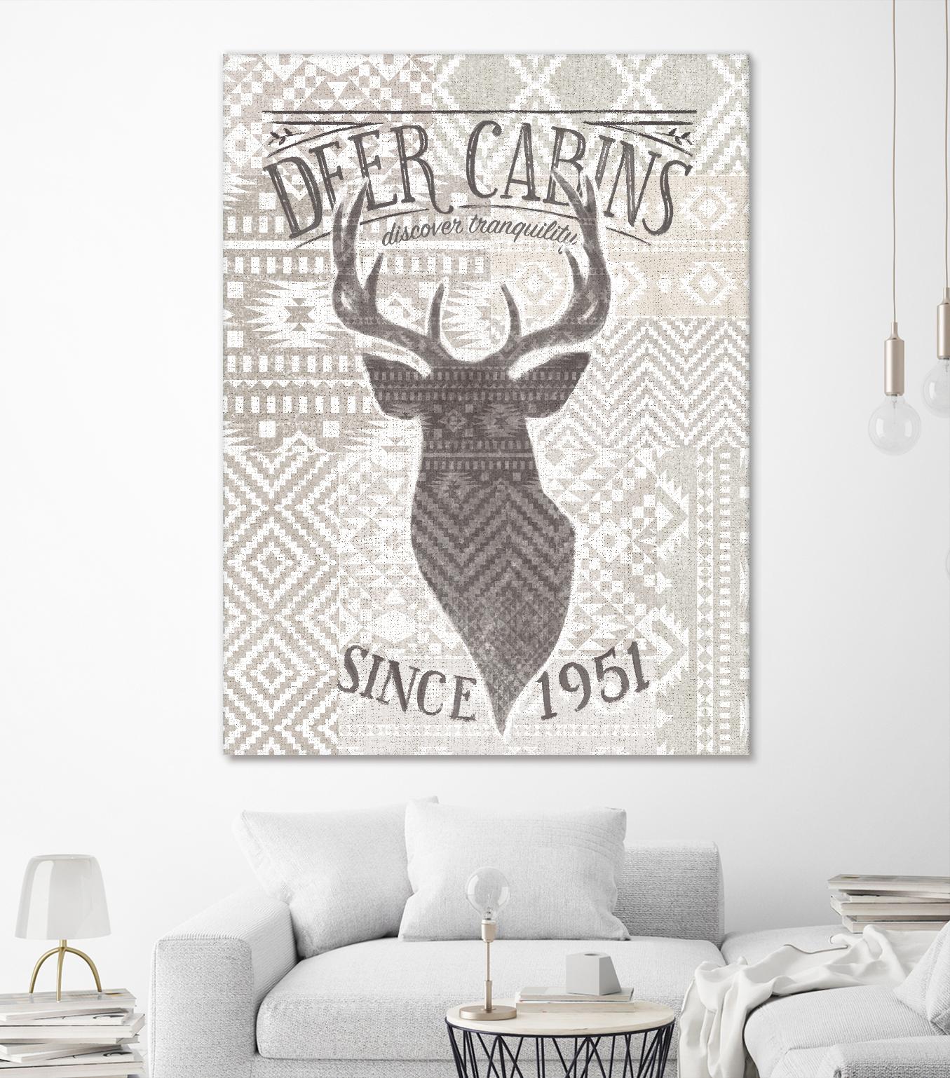 Soft Lodge VI by Janelle Penner on GIANT ART - beige country look