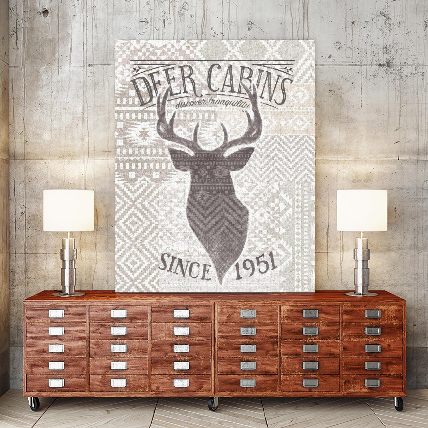 Soft Lodge VI by Janelle Penner on GIANT ART - beige country look