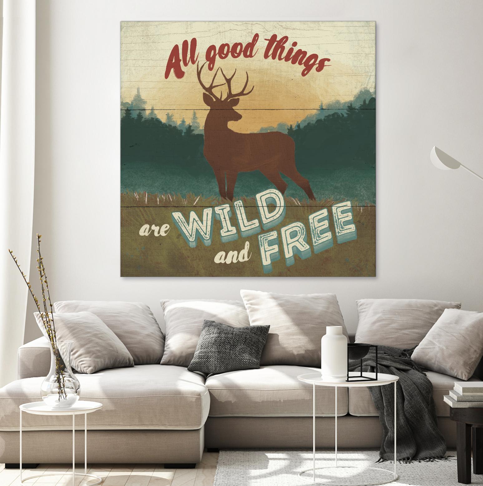 Discover the Wild VI by Janelle Penner on GIANT ART - green country look