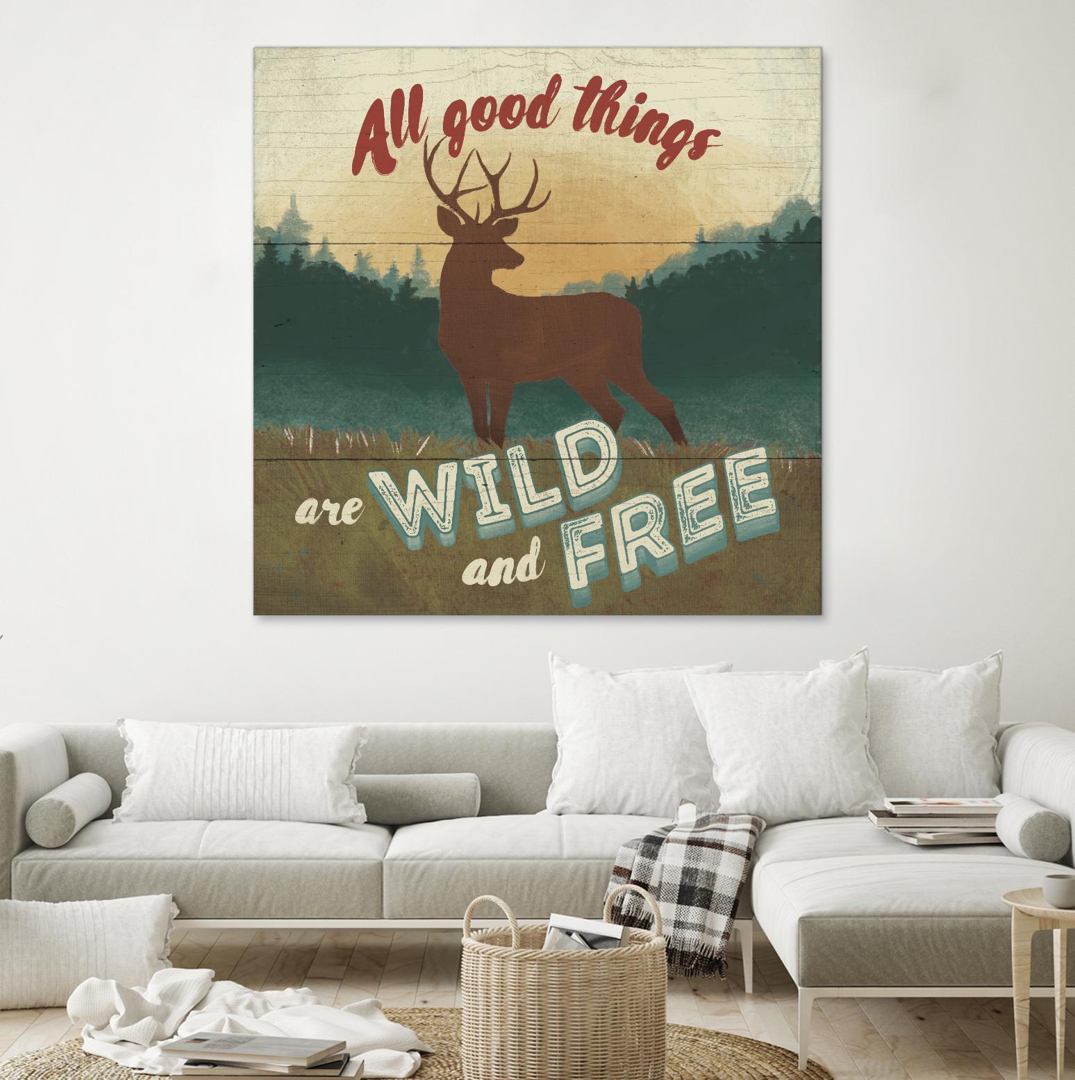 Discover the Wild VI by Janelle Penner on GIANT ART - green country look