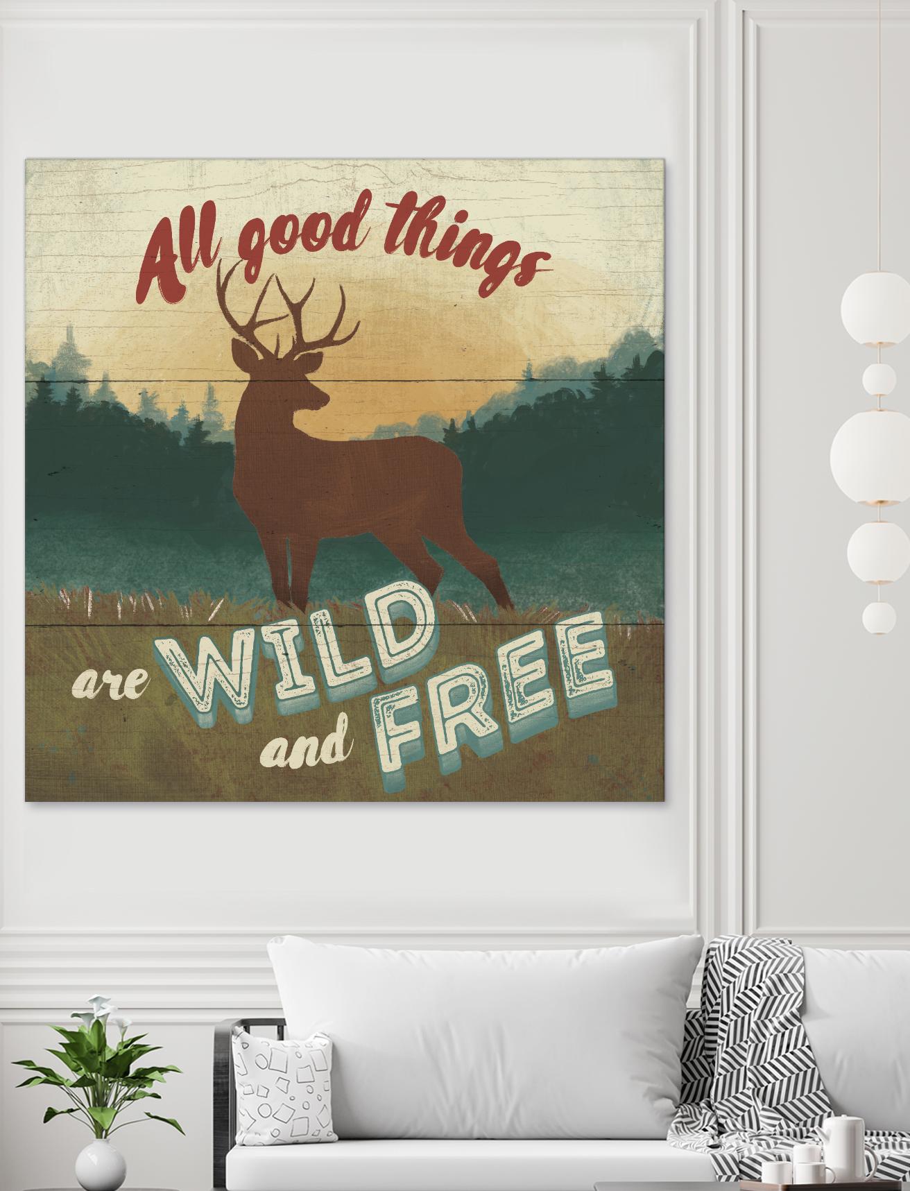 Discover the Wild VI by Janelle Penner on GIANT ART - green country look