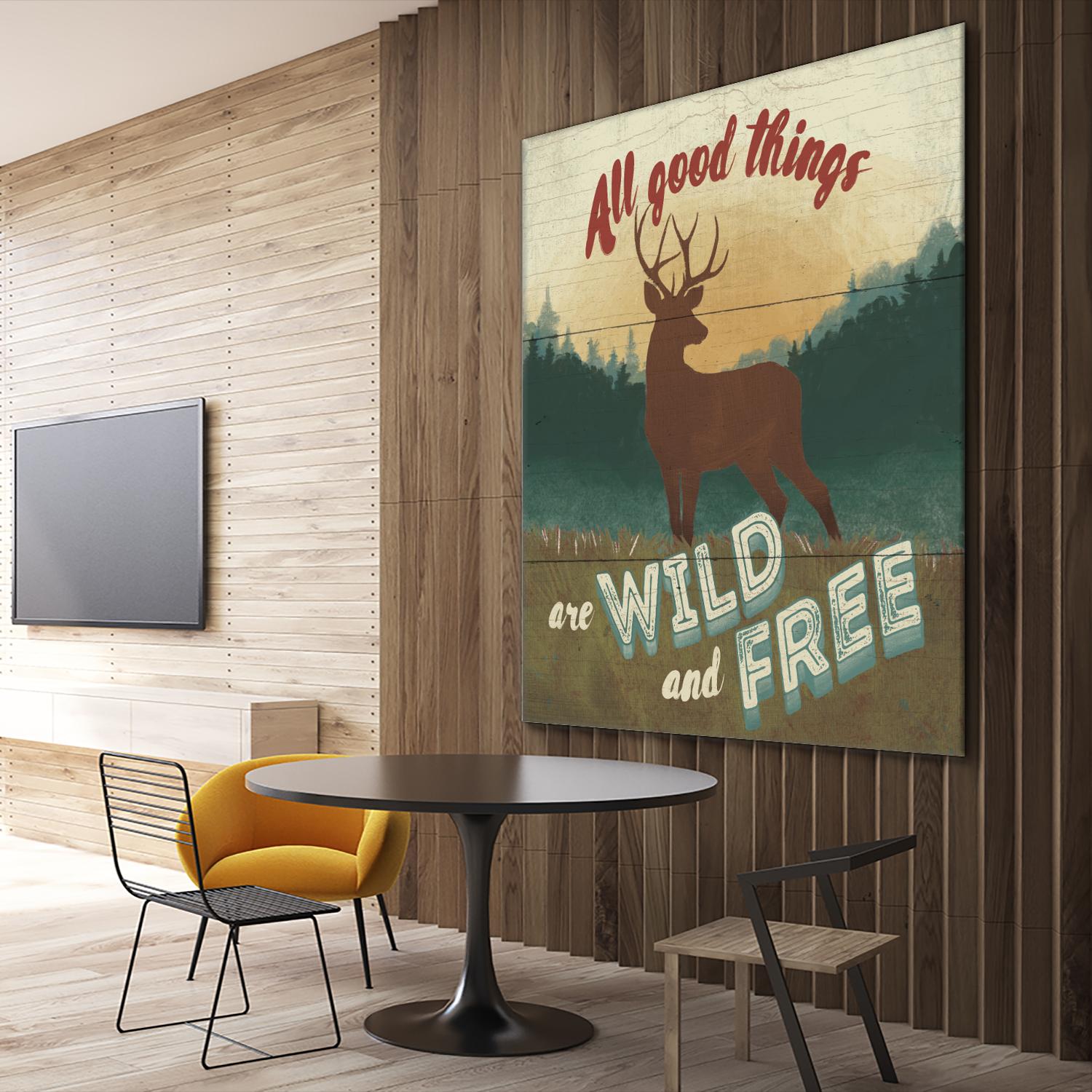 Discover the Wild VI by Janelle Penner on GIANT ART - green country look