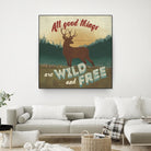 Discover the Wild VI by Janelle Penner on GIANT ART - green country look