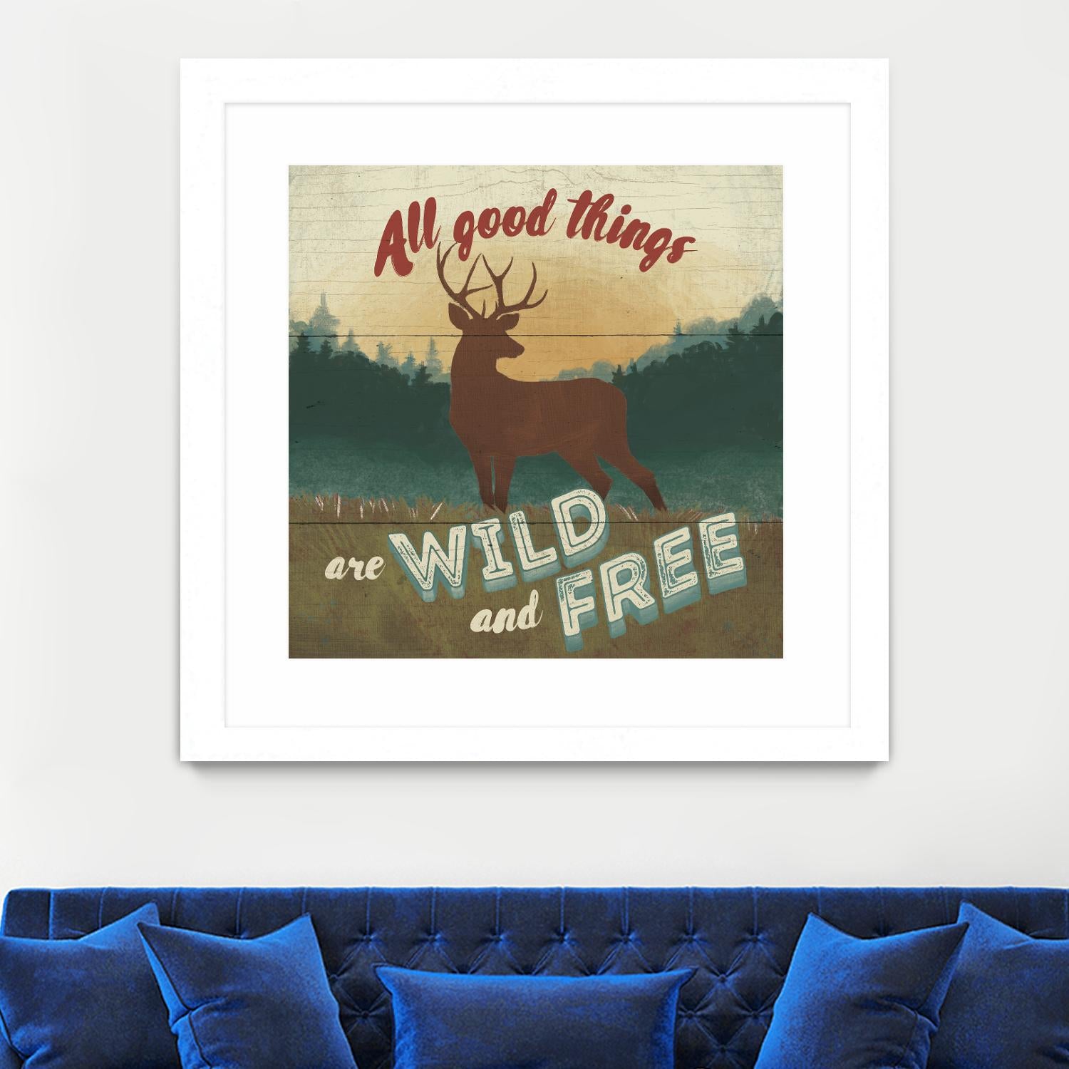 Discover the Wild VI by Janelle Penner on GIANT ART - green country look