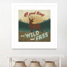Discover the Wild VI by Janelle Penner on GIANT ART - green country look