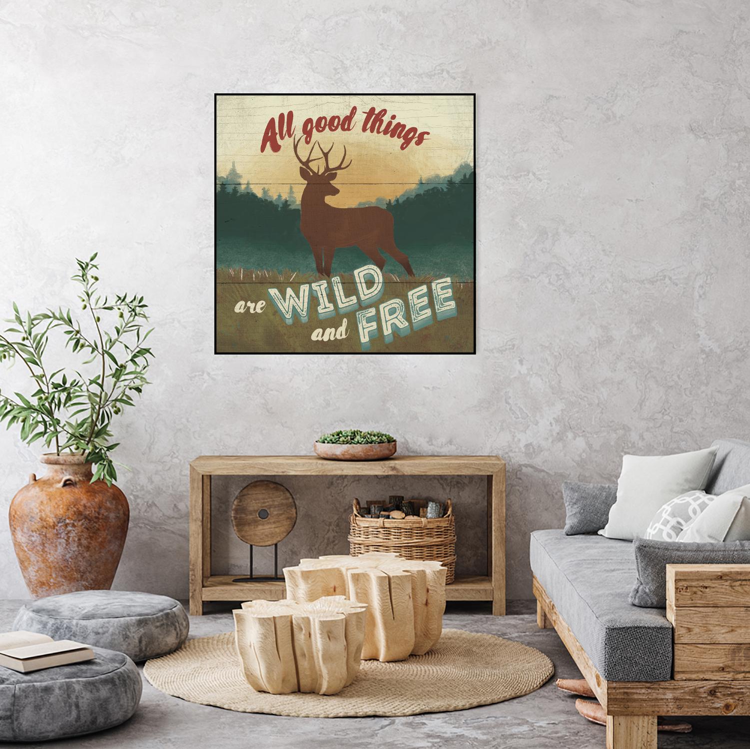 Discover the Wild VI by Janelle Penner on GIANT ART - green country look