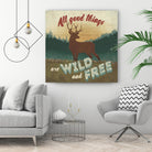 Discover the Wild VI by Janelle Penner on GIANT ART - green country look