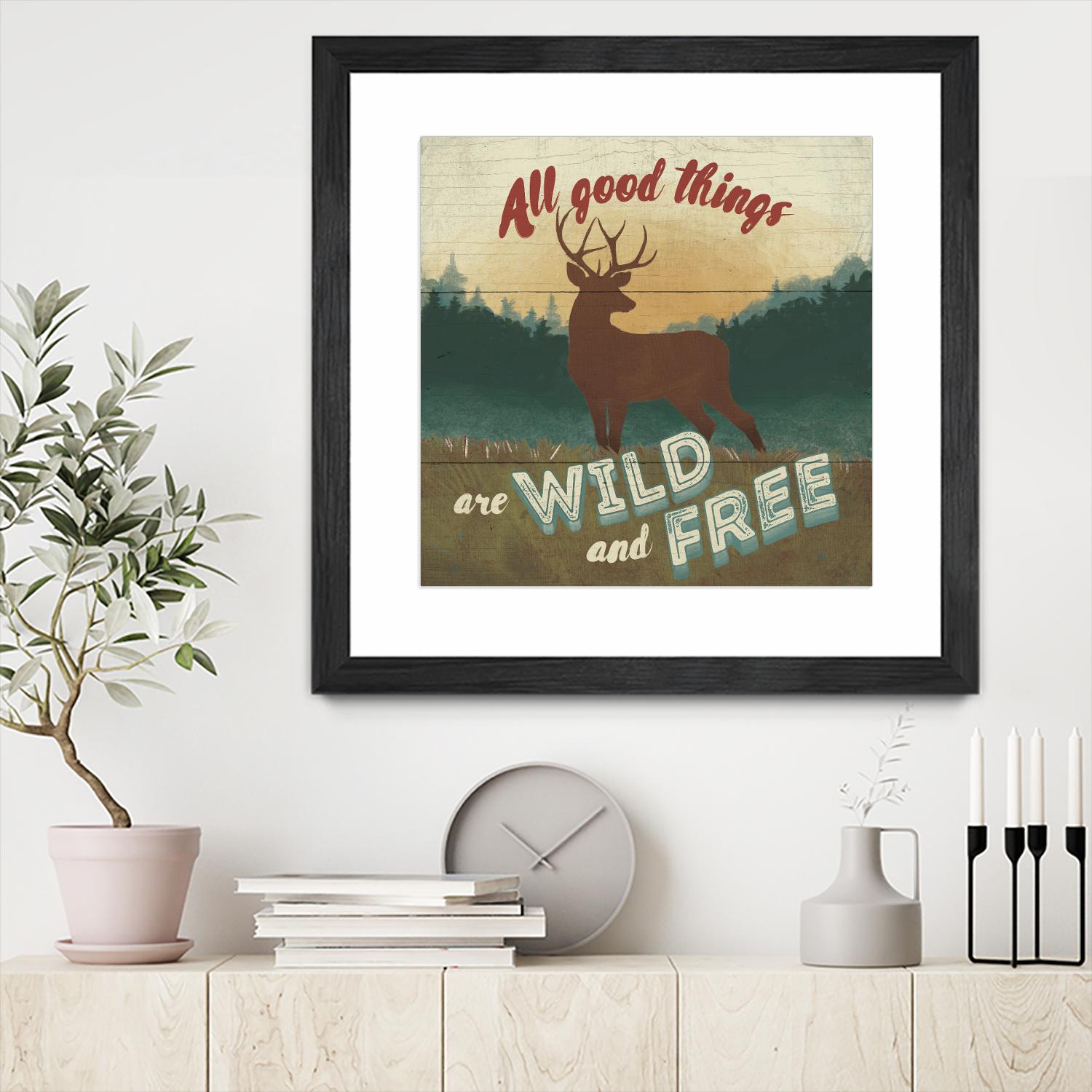 Discover the Wild VI by Janelle Penner on GIANT ART - green country look