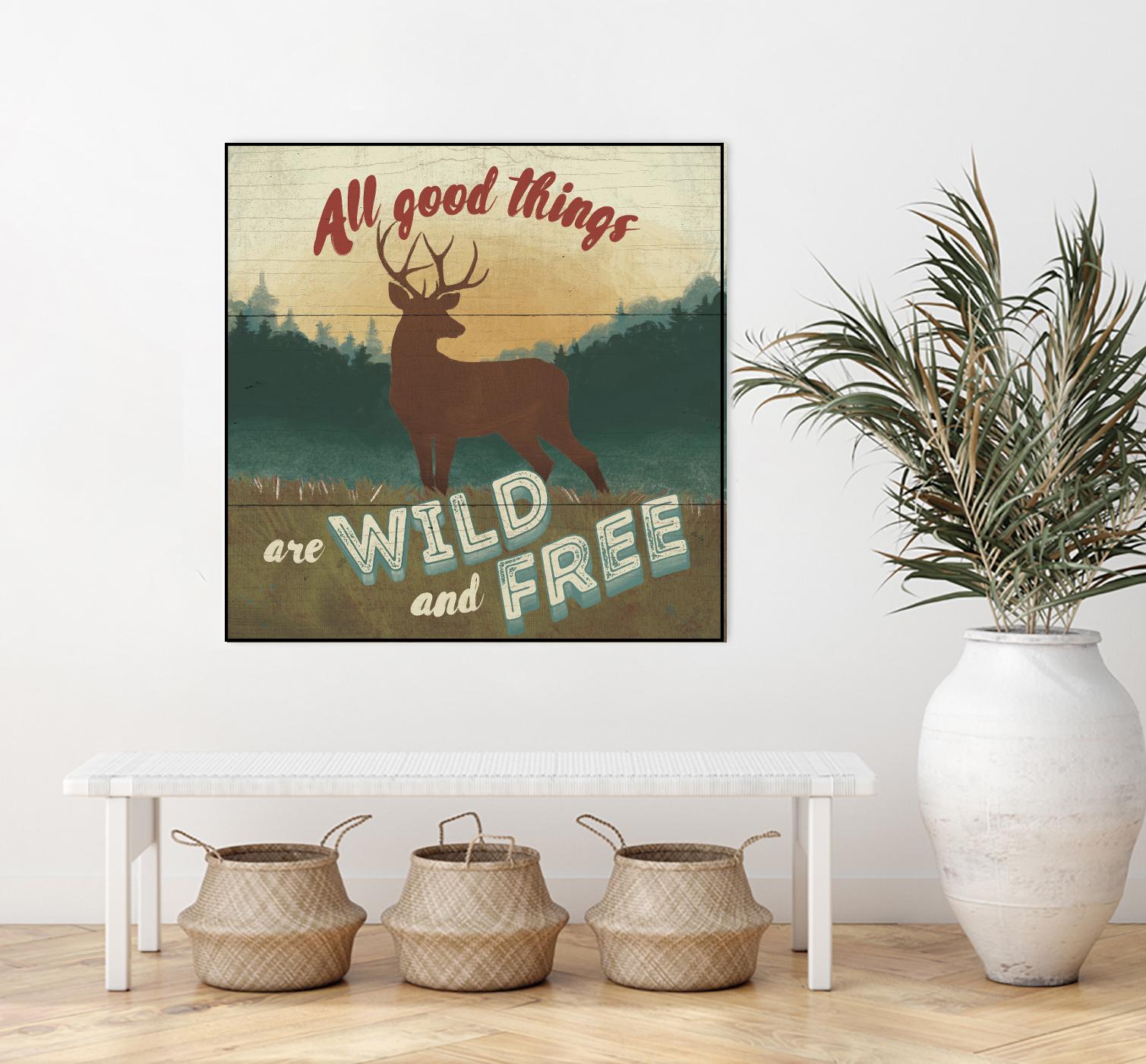 Discover the Wild VI by Janelle Penner on GIANT ART - green country look