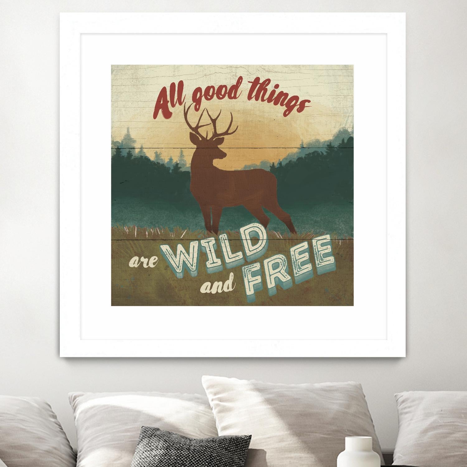 Discover the Wild VI by Janelle Penner on GIANT ART - green country look