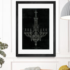 Ornamental Metal Work Chandelier by Portfolio on GIANT ART - grey interior