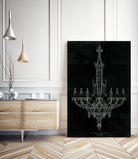 Ornamental Metal Work Chandelier by Portfolio on GIANT ART - grey interior