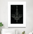 Ornamental Metal Work Chandelier by Portfolio on GIANT ART - grey interior