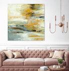 Golden Dust Crop by Silvia Vassileva on GIANT ART - beige abstract