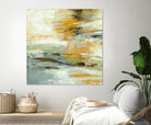 Golden Dust Crop by Silvia Vassileva on GIANT ART - beige abstract