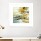 Golden Dust Crop by Silvia Vassileva on GIANT ART - beige abstract