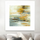 Golden Dust Crop by Silvia Vassileva on GIANT ART - beige abstract