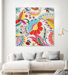 Boho Paisley II by Portfolio on GIANT ART - blue floral