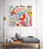 Boho Paisley II by Portfolio on GIANT ART - blue floral