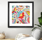 Boho Paisley II by Portfolio on GIANT ART - blue floral