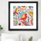 Boho Paisley II by Portfolio on GIANT ART - blue floral