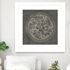 Rosette II Gray by Portfolio on GIANT ART - grey contemporary