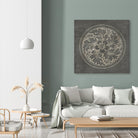 Rosette II Gray by Portfolio on GIANT ART - grey contemporary