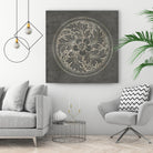 Rosette II Gray by Portfolio on GIANT ART - grey contemporary
