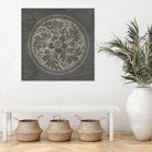 Rosette II Gray by Portfolio on GIANT ART - grey contemporary