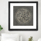 Rosette II Gray by Portfolio on GIANT ART - grey contemporary
