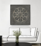 Rosette III Gray by Portfolio on GIANT ART - grey contemporary