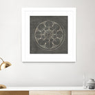 Rosette III Gray by Portfolio on GIANT ART - grey contemporary