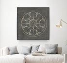 Rosette III Gray by Portfolio on GIANT ART - grey contemporary
