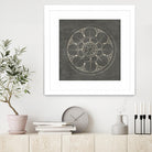Rosette III Gray by Portfolio on GIANT ART - grey contemporary