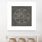 Rosette III Gray by Portfolio on GIANT ART - grey contemporary